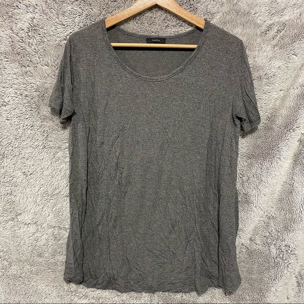 Aritzia Talula Short Sleeve Long Shirt